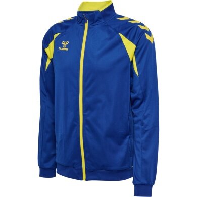 hummel Training Jacket hmlCORE 2.0 Track Zip (100% recycled Polyester) blue/yellow Men's