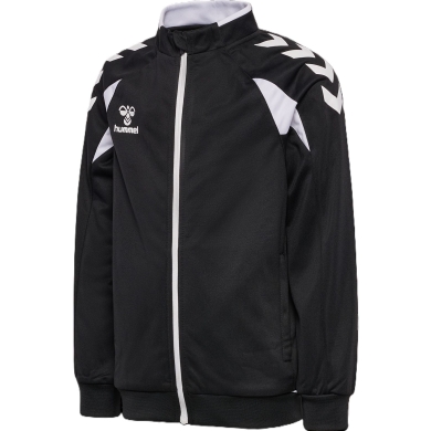 hummel Training Jacket hmlCORE 2.0 Track Zip (100% recycled Polyester) black/white boys