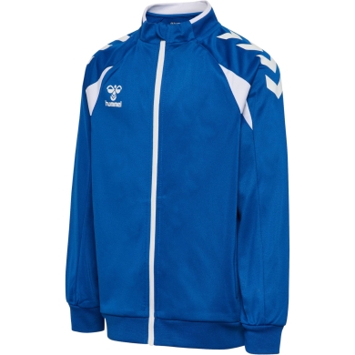 hummel Training Jacket hmlCORE 2.0 Track Zip (100% recycled Polyester) blue/white Boys