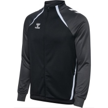 Hummel Training Jacket hmlLEAD 2.0 Track Zip (high breathability) black/asphalt grey men's