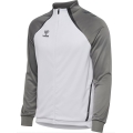 Hummel Training Jacket hmlLEAD 2.0 Track Zip (high breathability) white/grey men's