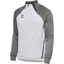Hummel Training Jacket hmlLEAD 2.0 Track Zip (high breathability) white/grey men's