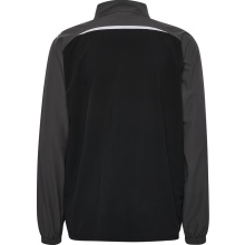 Hummel Training Jacket hmlLEAD 2.0 Woven Full Zip (recycled Polyester) black/asphalt grey Men's