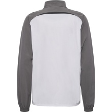 Hummel Training Jacket hmlLEAD 2.0 Woven Full Zip (recycled Polyester) white/steel grey Men's