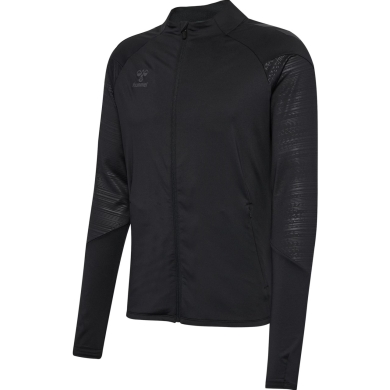 Hummel training jacket hmlPRO Training Zip (recycled polyester, quick-drying) black men's