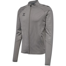 Hummel training jacket hmlPRO Training Zip (recycled polyester, quick-drying) grey men's