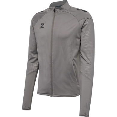 Hummel training jacket hmlPRO Training Zip (recycled polyester, quick-drying) grey men's