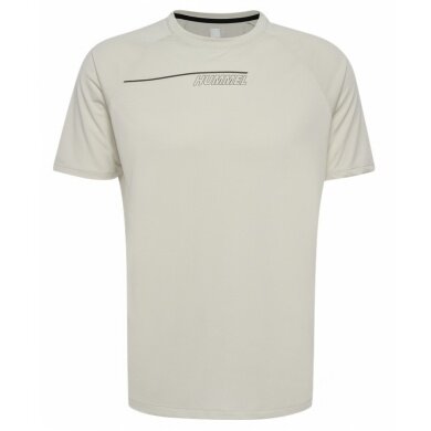 Hummel Sport T-shirt hmlCOURT Light Weight (breathable, quick-drying) beige men's