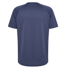 Hummel Sport T-shirt hmlCOURT Light Weight (breathable, quick-drying) indigo blue men's