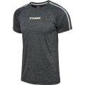 hummel Sport T-shirt hmlDucas (100% Polyester) Short sleeve black/grey Men