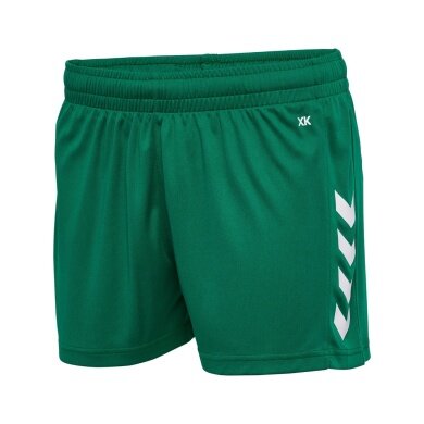 Hummel hmlCORE XK Poly Shorts (durable double knit, without side pockets) short dark green ladies