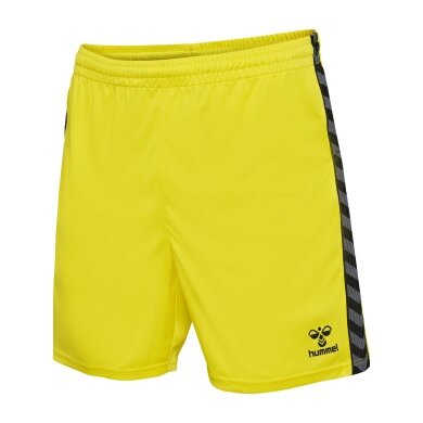 Hummel hmlAUTHENTIC PL Shorts (100% Polyester) short yellow men's sports shorts