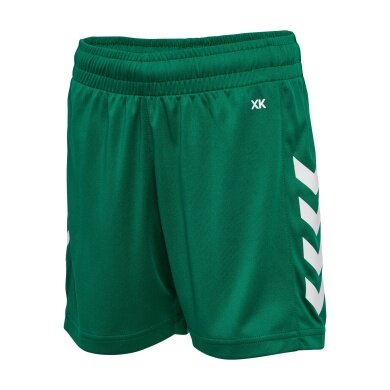 Hummel hmlCORE XK Poly Shorts (durable double knit, without side pockets) Short dark green children’s