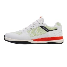 Hummel Hallen Indoor Shoes Power Play Pro white/light green/red Men's