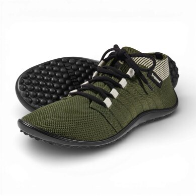Leguano Barefoot Shoes Beat (flexible sole, pure barefoot feeling) olive