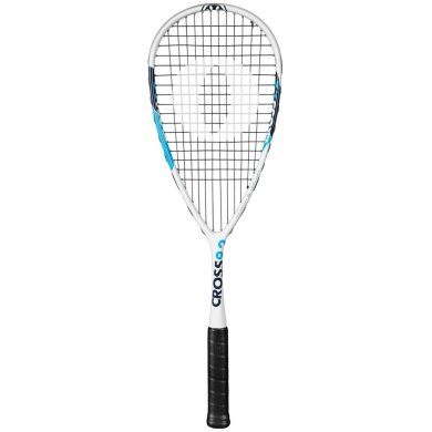 OLIVER Squash Racket Cross 9.2 (155g, slightly head-heavy) white/blue - strung -