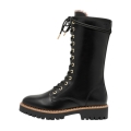 s.Oliver winter boots 5-26221-41-022 - lightweight inner lining, with soft foam - black ladies