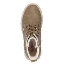 s.Oliver Winter Boots 5-45297-45 Tex Membrane (side zip, Soft Foam) taupe/brown girls