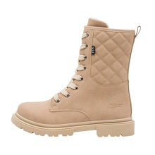 s.Oliver winter boots 5-46223-43-355 - with inner lining - sand brown girls