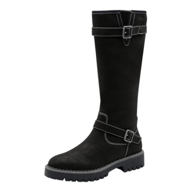 s.Oliver winter boots 5-26603-41-001 - lightweight inner lining - black ladies