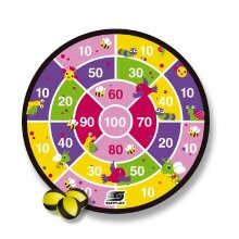 Sunflex Velcro Dartboard Youngster pink (including 6 balls)