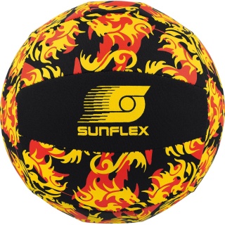 Sunflex Volleyball Beach and Funball Neoprene (Size 5) Flames Dragon black/red/yellow - 1 ball