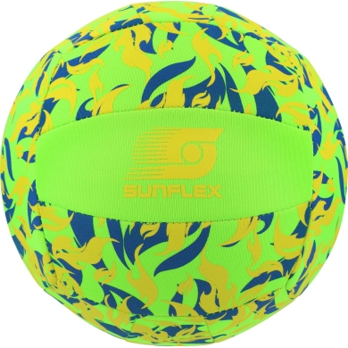 Sunflex Volleyball Beach and Funball Neoprene (Size 5) Flames Firegreen green - 1 ball
