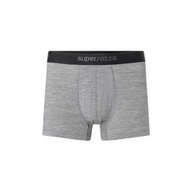 super natural Boxershorts Tundra 175 - Merino wool - grey melange underwear for men - 1 piece