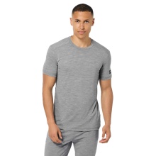 super natural Leisure T-shirt Essential (Merino mix) grey melange men's