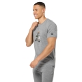 super natural leisure T-shirt Carski Tee (Merino mix) grey men's