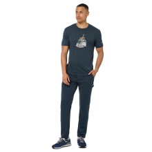 super natural leisure T-shirt Carski Tee (Merino mix) dark blue men's