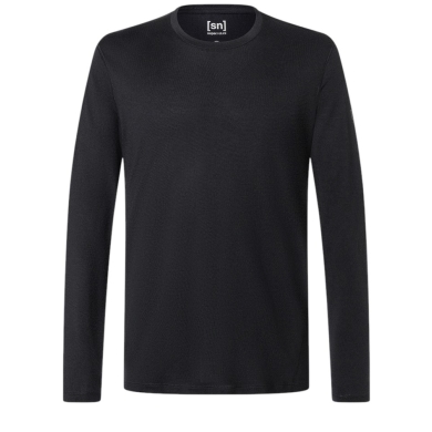 super natural underwear long-sleeve shirt Arctic 230 (merino wool, maximum warmth performance) black men's
