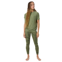 super natural sports/leisure shirt yoga loose tee green mélange ladies