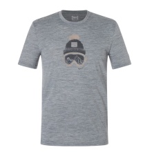 super natural leisure T-shirt Gogeanie Tee (Merino mix) grey mélange men's