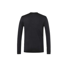 super natural underwear long-sleeve shirt organic base (merino mix) black men's