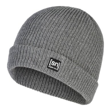 super natural winter hat Merino basic beanie (merino wool, ideal thermal protection) cashmere grey - 1 piece