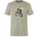 super natural Outdoor / Leisure T-shirt Naked Bear Tee (Merino Mix) Canteen Sage Green Men's