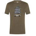 super natural leisure T-shirt Surf Trip Tee - brown men's