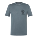 super natural leisure T-shirt Gravel Tee (Merino mix) grey men's
