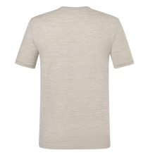 super natural leisure T-shirt Gravel Tee (Merino mix) beige men's