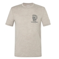 super natural leisure T-shirt Gravel Tee (Merino mix) beige men's