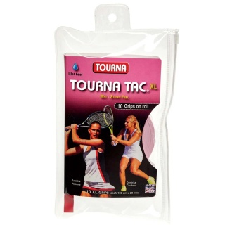 Tourna Overgrip Tac XL 0.55mm pink 10-pack