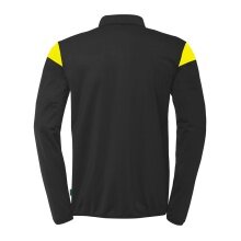 uhlsport Long Sleeve Zip Top Squad 27 (Stand-up Collar) black/yellow Men's