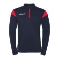 uhlsport Long Sleeve Zip Top Squad 27 (Stand Collar) navy/red Kids