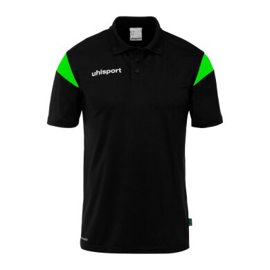 uhlsport Sport Polo Squad 27 (100% recycled Polyester) black/green children