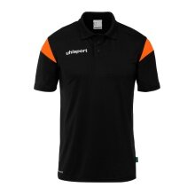 uhlsport Sport Polo Squad 27 (100% recycled Polyester) black/orange children