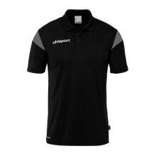 uhlsport Sport Polo Squad 27 (100% recycled Polyester) black/anthracite grey children