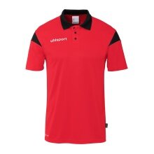 uhlsport Sport Polo Squad 27 (100% recycled Polyester) red/black children