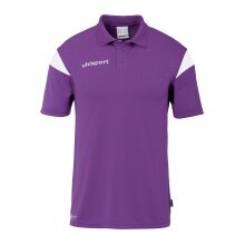 uhlsport Sport Polo Squad 27 (100% recycled Polyester) purple/white children