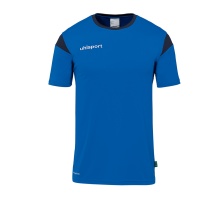 uhlsport Sport T-shirt Squad 27 (100% Polyester) azure blue/navy blue children